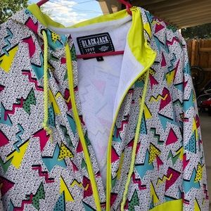Fun festive colorful jacket mens small